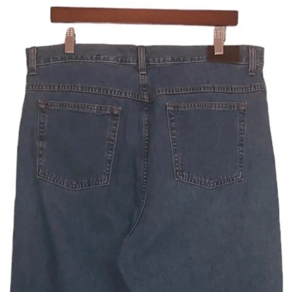 VINTAGE L.L. BEAN Sz 18 Reg. Women's Plus Size Light Wash High Waisted Mom Jeans - Picture 7 of 7